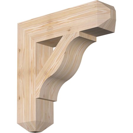Ekena Millwork Funston Craftsman Smooth Bracket, Douglas Fir, 5 1/2"W x 24"D x 24"H BKT06X24X24FST04SDF